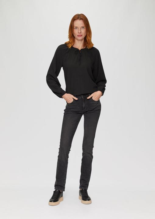 Image du produit S.Oliver Bluse Strukturierte Bluse mit Raffdetails (38)