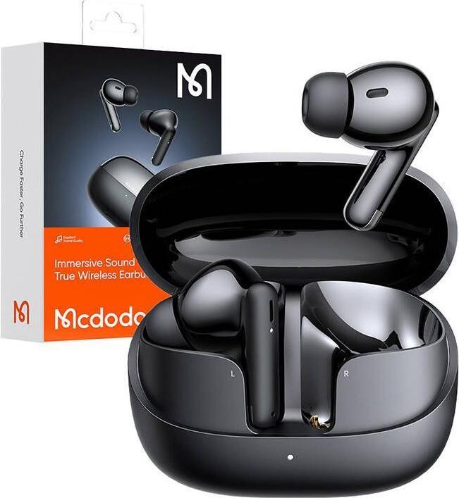 Actual product image Mcdodo HP-0041 in-ear headphones (black) (6 h, Wireless)