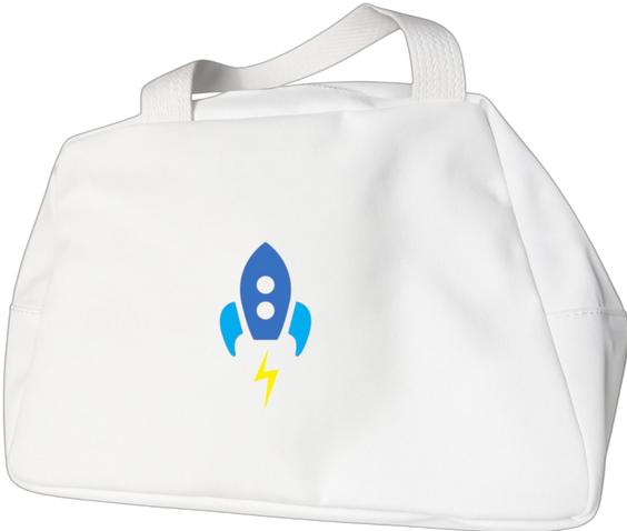 Produktbild Bügelbilder Schul & Freizeitsrucksack-Set Comic Rakete 2 (15 l)