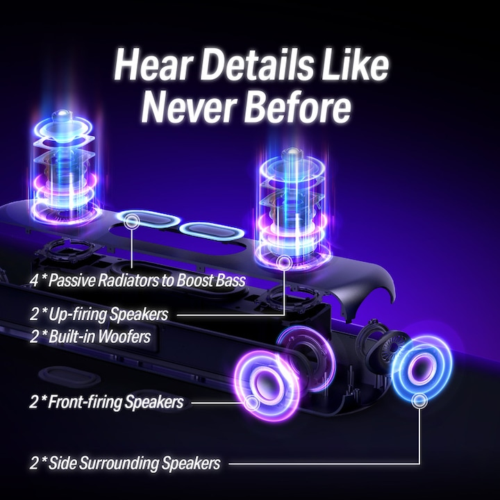 Produktbild OXS Thunder Pro Gaming Soundbar 5.1.2 Dolby Atmos Sound System (180 W, 5.1.2 Kanal)