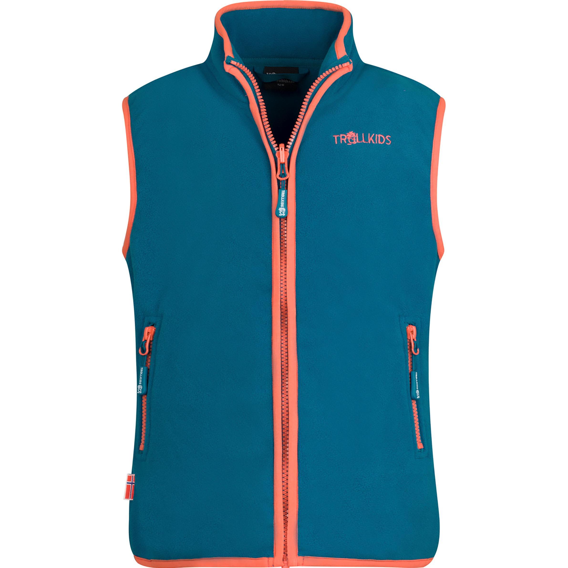 Trollkids, Jungen, Weste, Kid's Arendal Vest, Blau, (164)