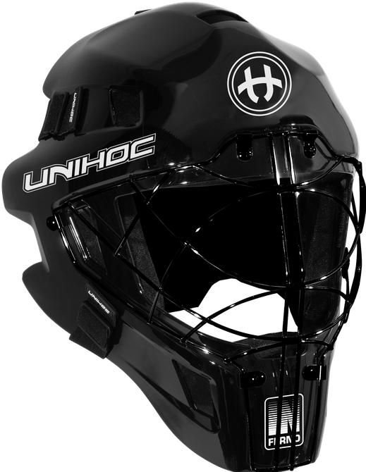 Actual product image Unihoc Inferno 66 Goaliemaske-schwarz-Onesize (One size)