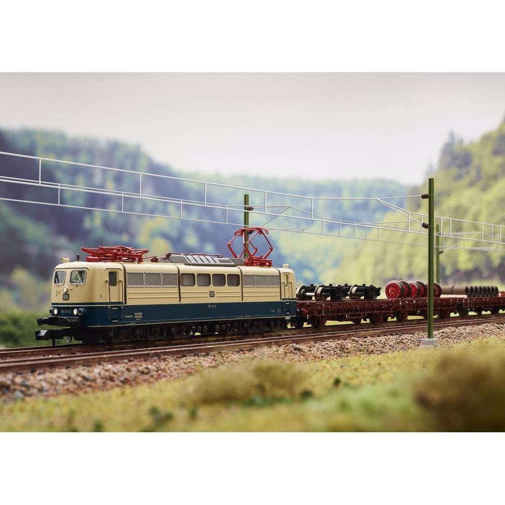 Thumbnail - MiniTrix Niederbordwagen der DB, MHI 3er-Set (Spur N)