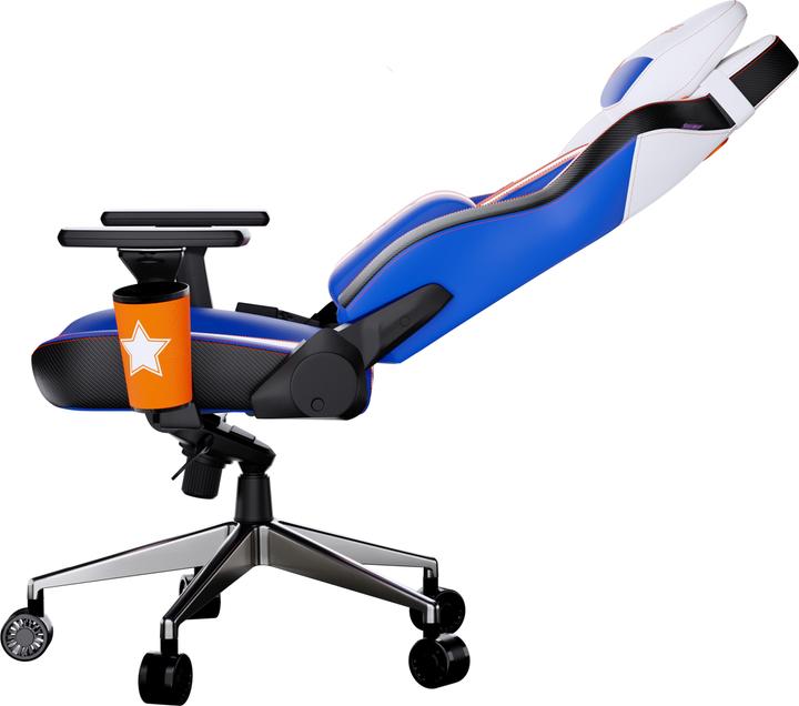 Actual product image Cooler Master Fauteuil Caliber X2 Street Fighter 6 Luke (Blanc/Bleu/Orange)