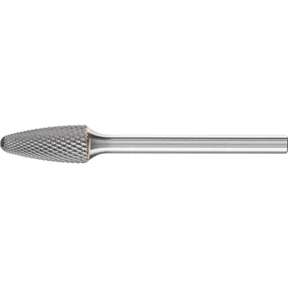 Pferd, Fräser, Hartmetallfrässtift rundbogenförmig 10x20 mm Schaft ø 6 mm Zahnung 3 PLUS für universelle