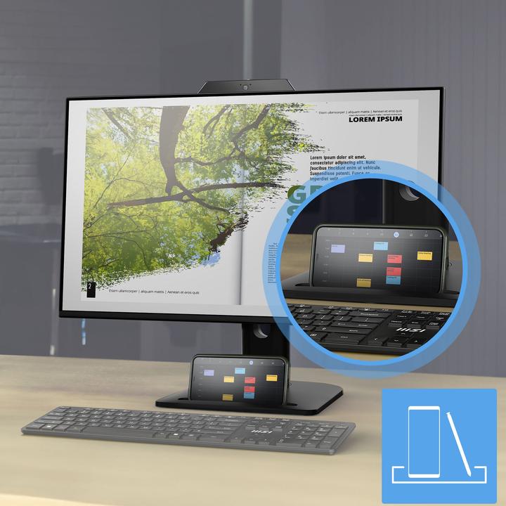 Produktbild MSI PRO MP272PMG 69cm (27") IPS FHD 120Hz 4ms (1920 x 1080 Pixel, 27")