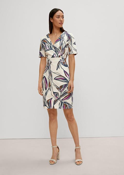 Produktbild Comma Kleid Etuikleid mit floralem Muster (36)