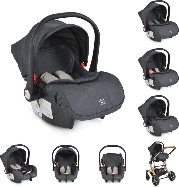 Moni Babyschale Trio i-Size (40 - 87cm) (Babyschale, ECE R129/i-Size Norm)