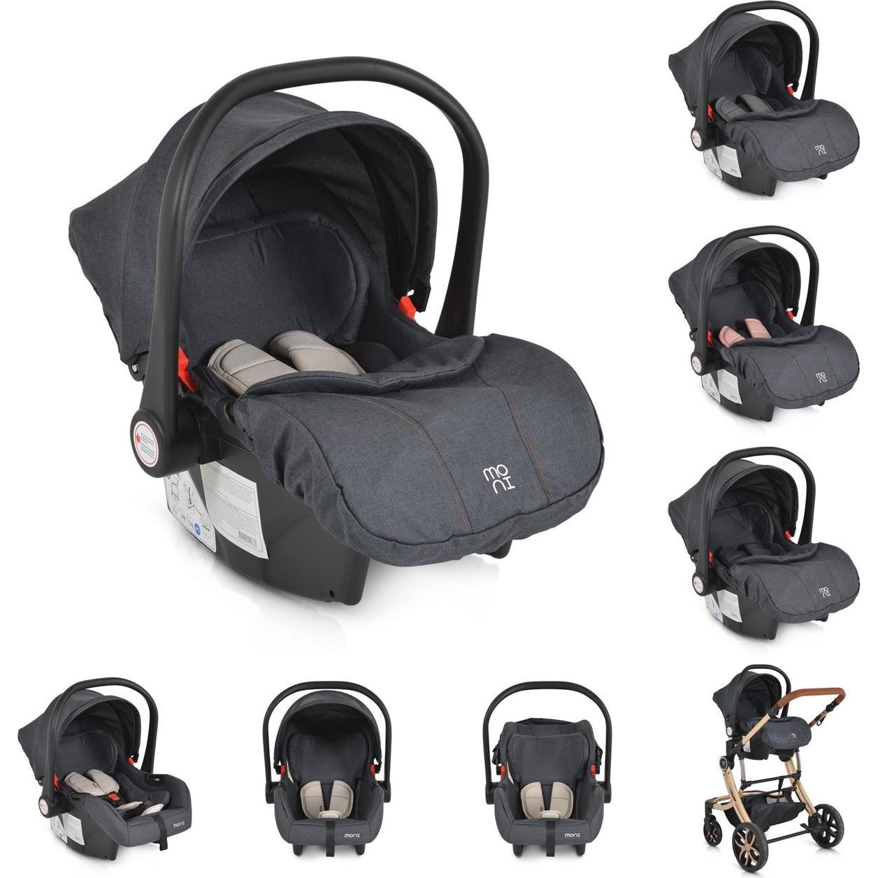 Moni, Kindersitz, Babyschale Trio i-Size (40 - 87cm) (Babyschale, ECE R129/i-Size Norm)