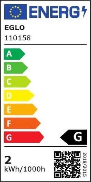 Energy Label EGLO LED illuminant (G4, 1.20 W, 100 lm, 2 x, G)