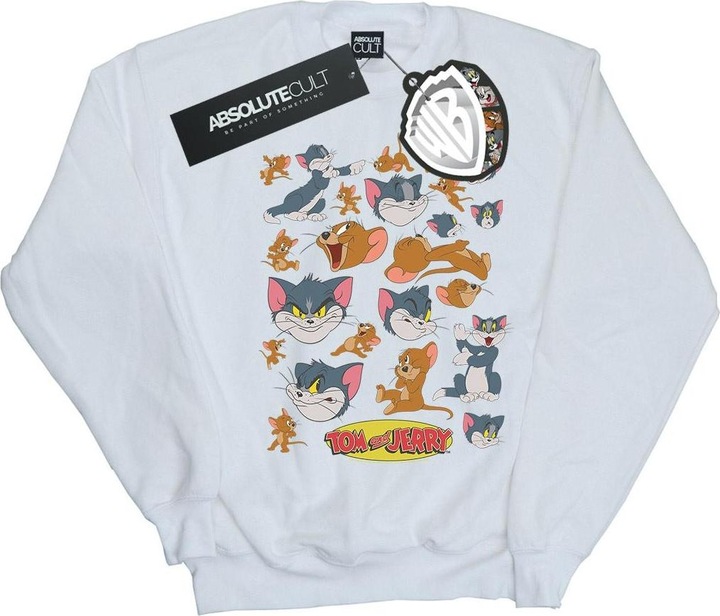 Immagine prodotto Tom & Jerry Many Faces Felpa Ragazze (116)
