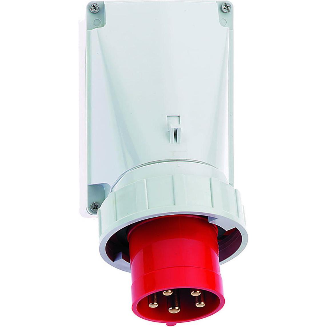 Hora eTec, Netzstecker + Netzkupplung, CEE Wandgerätestecker 24062 5x63A 400V IP67