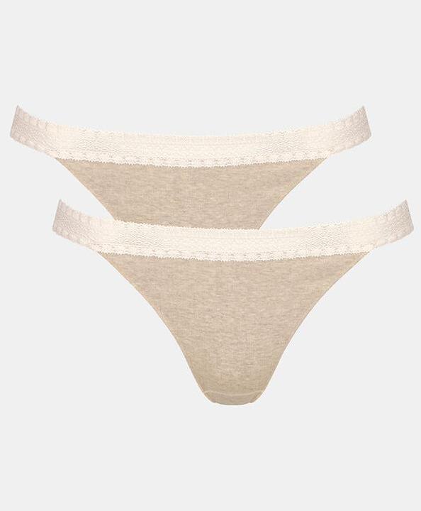 Actual product image Sloggi Go Ribbed Tanga (S, pack of 2)