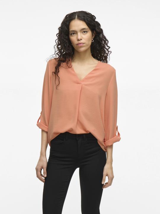 Actual product image Vila VIJOSA V-Ausschnitt Oberteil mit 3/4-Ärmeln (40)