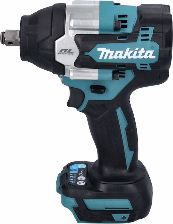 Actual product image Makita DTW 700 RTJ Battery impact wrench 18 V 700 Nm 1/2" XPT Brushless + 2x battery 5.0 Ah + charger (Rechargeable battery operated)