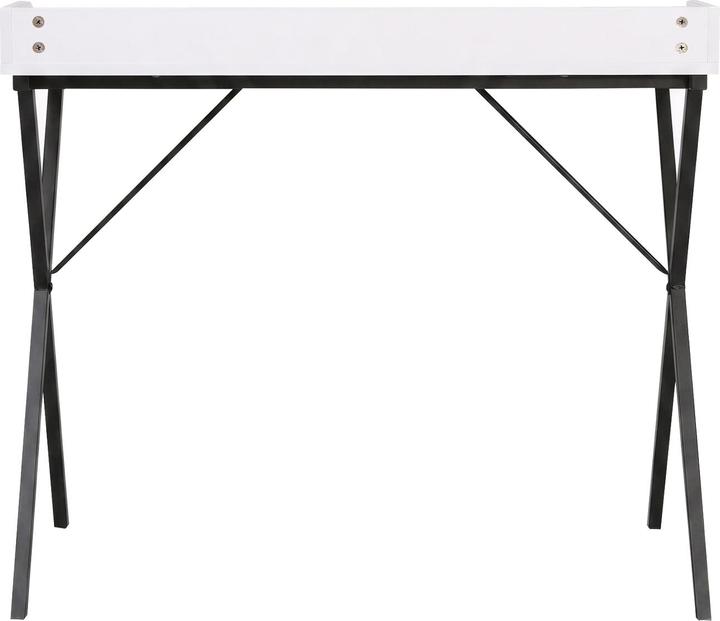 Produktbild HTI-Living Schreibtisch Cedrik Weiss-Schwarz (90 x 50 x 79 cm)