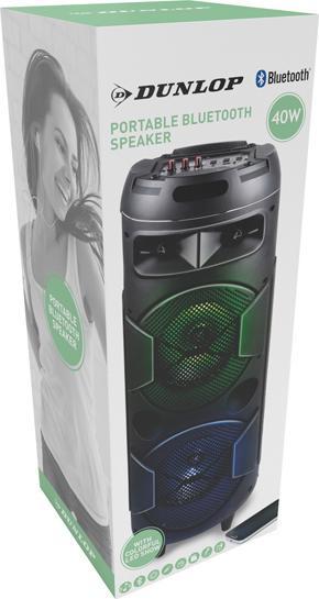 Image du produit Dunlop Enceinte karaoké BT 40W (Fonctionnement sur secteur)