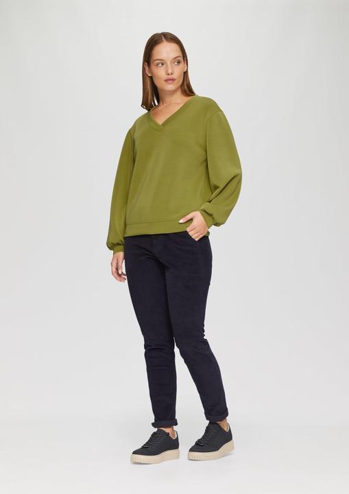 Immagine prodotto S.Oliver Sweatshirt Scuba-Sweatshirt mit V-Ausschnitt (34)
