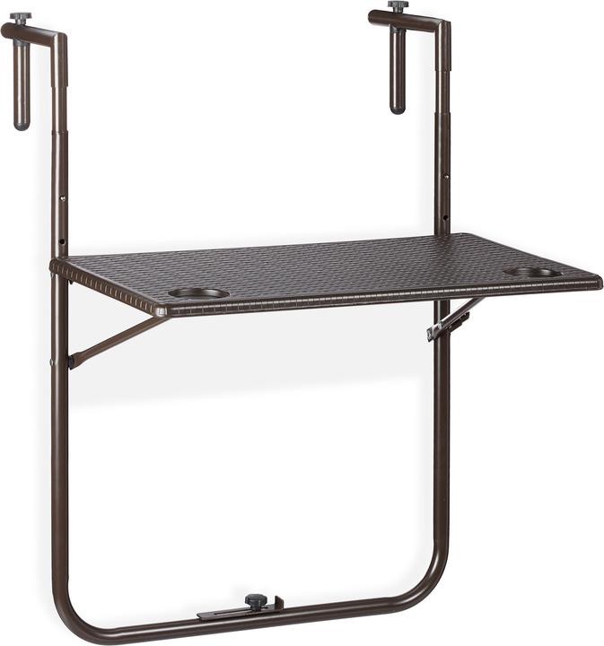 Actual product image Relaxdays Balkonhängetisch