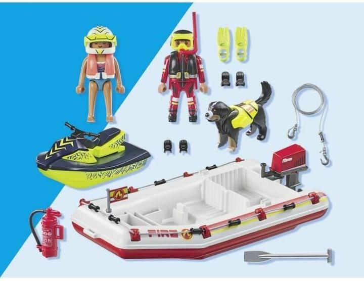 Immagine prodotto Playmobil Barca dei pompieri con scooter acquatico (71464)