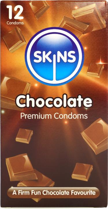 Productafbeelding Skins Chocolade" 12 condooms met zoet chocolade aroma (12 Pcs.)