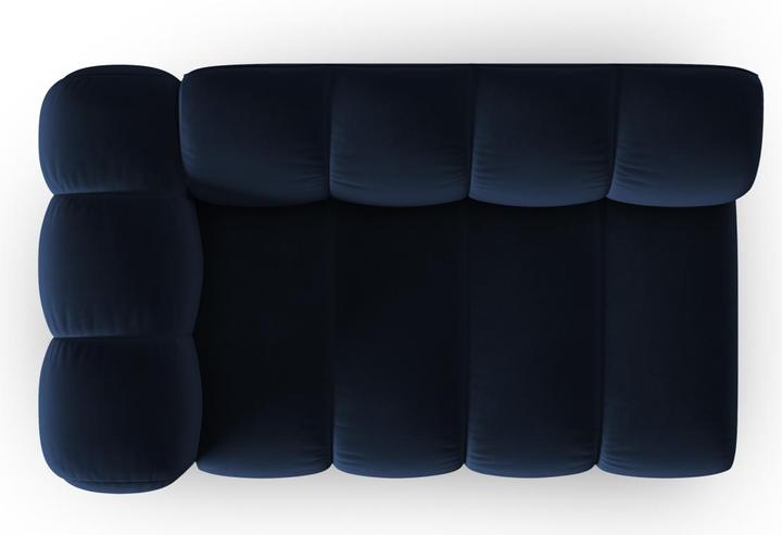 Image du produit Micadoni Canapé Modulable Gauche en Velours, "Lupine", 2 Places, 145x95x70Fabriqué en Europe (2 places)