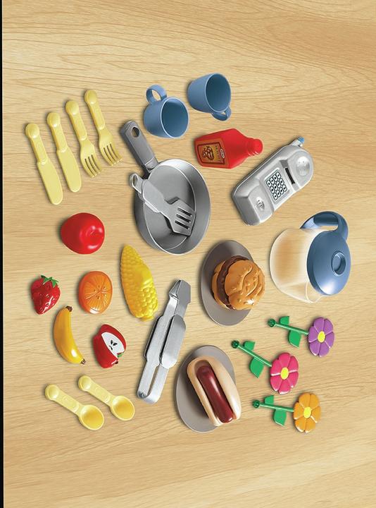 Image du produit Little Tikes Cuisine de jeu et barbecue Deluxe 2 en 1