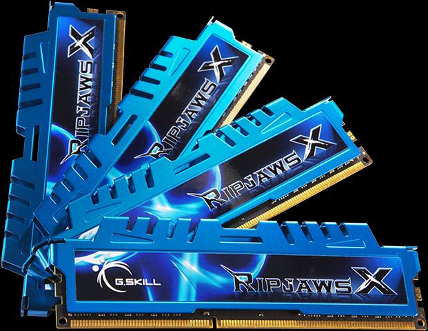 Actual product image G.Skill RipjawsX (4 x 8GB, 2400 MHz, DDR3-RAM, DIMM)