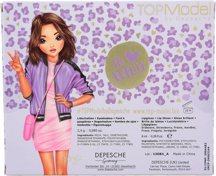 Actual product image Depesche Beauty Set TOPModel Lilac Leo Love