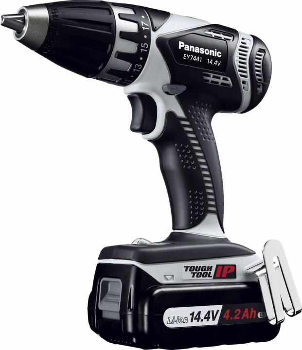 Actual product image Panasonic EY 7441 LS2S32 cordless drill driver (Rechargeable battery operated)