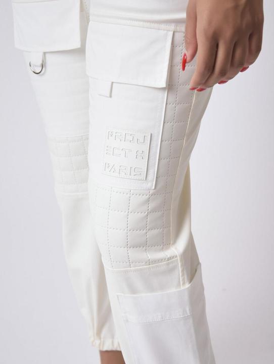 Produktbild Project X Paris quadratische gesteppte kunstlederhose für damen (XS)