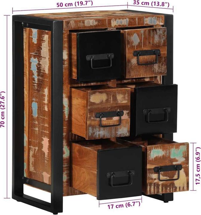 Produktbild vidaXL Sideboard (50 x 35 x 70 cm)