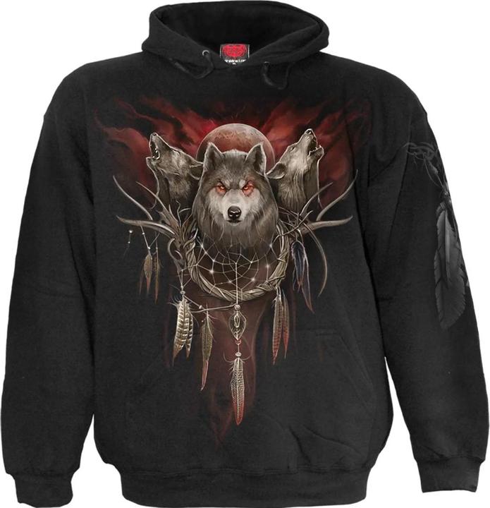 Immagine prodotto Spiral Cry Of The Wolf Felpa con Cappuccio Adulto Unisex (M)