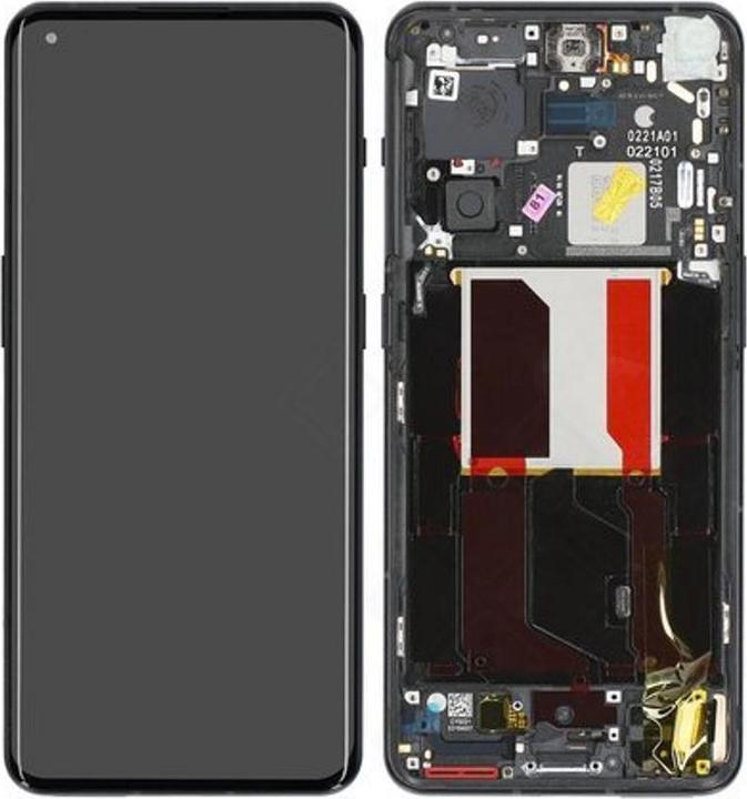 OnePlus LCD + Touch + Frame for NNE2210 10 Pro - volcanic black