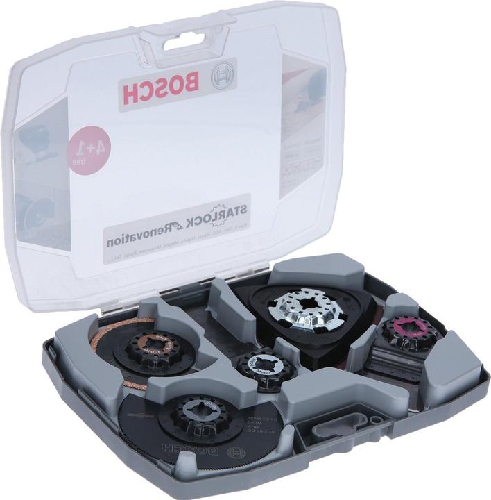 Bosch Professional Zubehör Starlock Set für Renovierungsarbeiten, Expert for Wood Schleifblatt