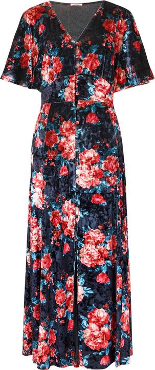 Image du produit Joe Browns PETITE Rose Robe florale taille basse en velours (40)
