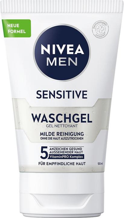 NIVEA MEN Sensitive Waschgel (Cleansing gel, 100 ml)