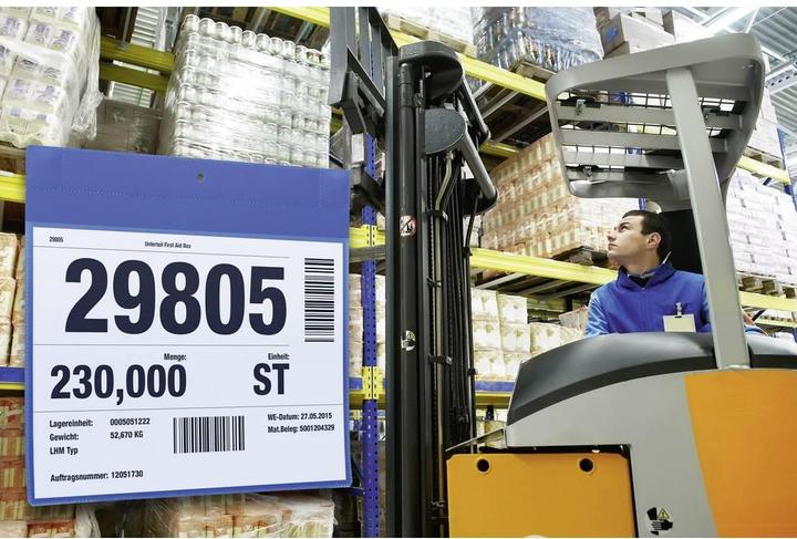 Immagine prodotto Durable Neodimio magnetico tasca A4 paesaggio (A4, Attraverso, 10 pz.)