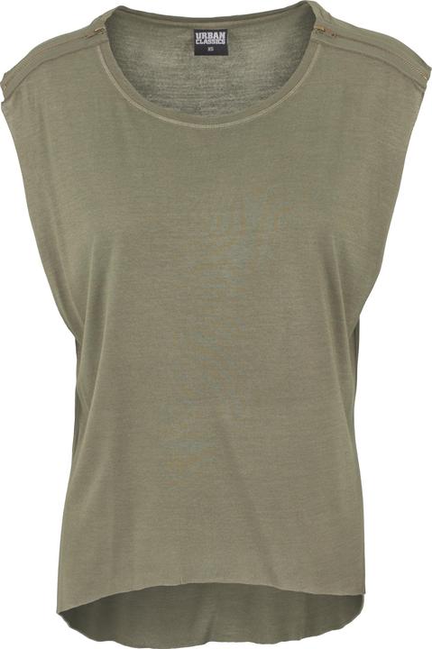Produktbild Urban Classics Ladies Shoulder Zip HiLo Tee (S)