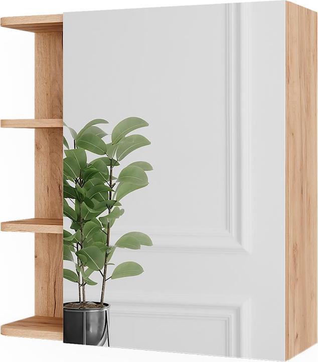 Vicco Armadio Con Specchio Fynn - Bianco, 62x64cm - Foto 10