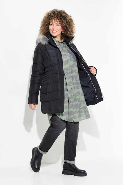 Produktbild Ulla Popken HYPRAR Funktions-Steppjacke, wasserabweisend, Kapuze (42, 44)