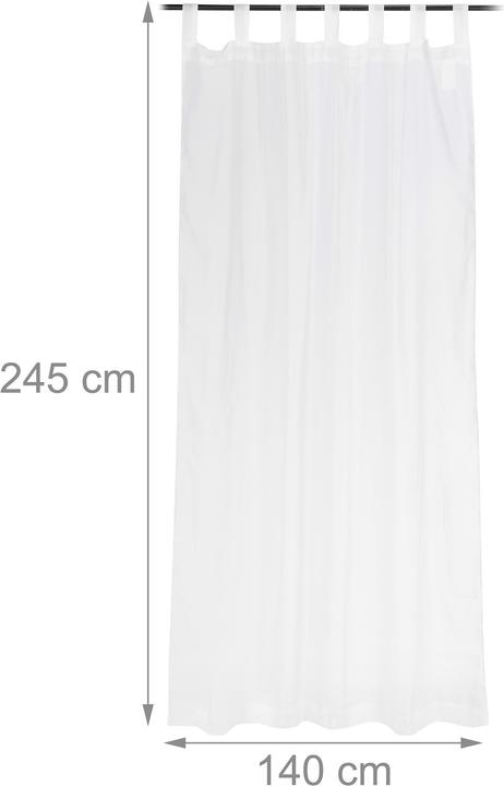 Produktbild Relaxdays Gardine (140 x 0.4 x 245 cm)
