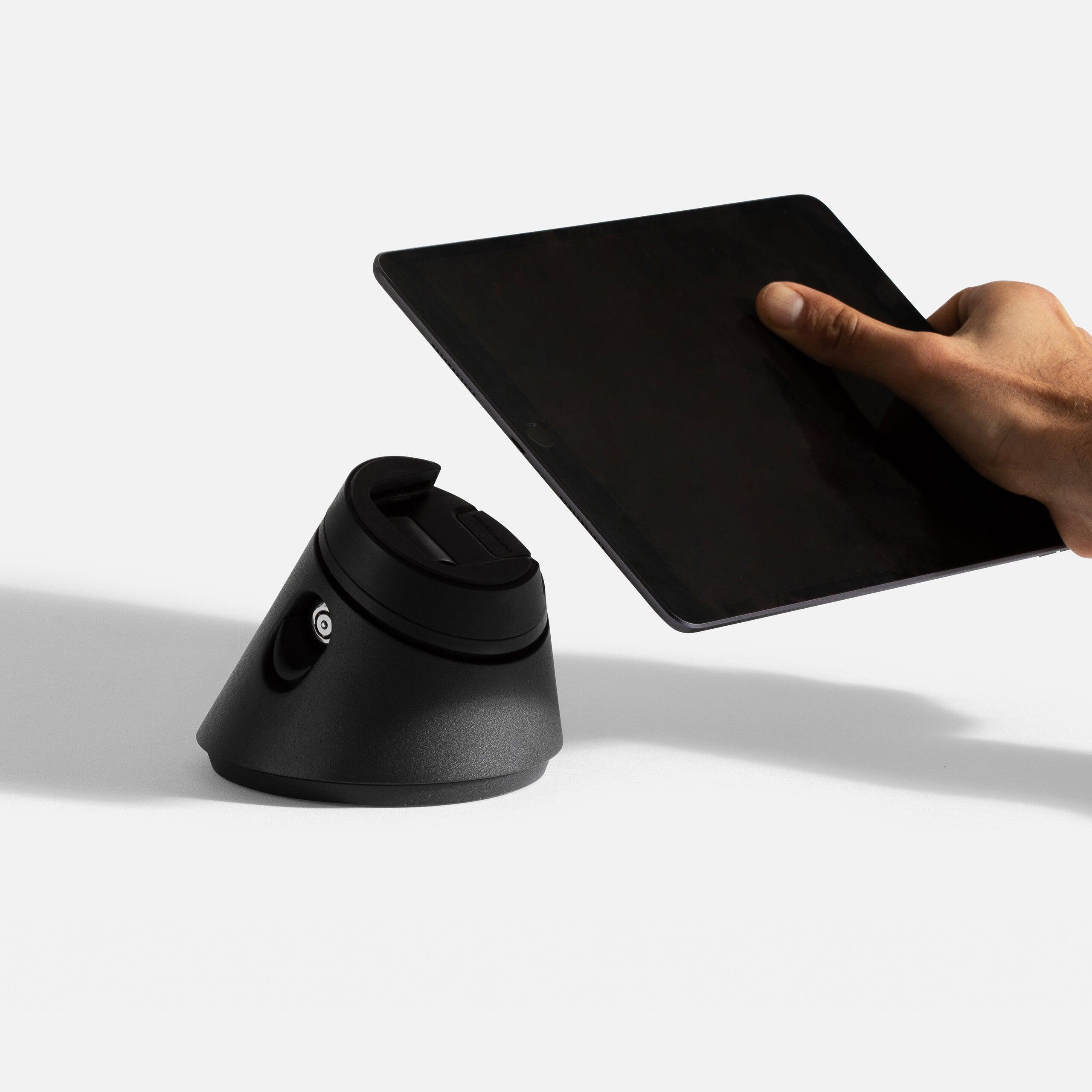 Thumbnail - Bouncepad CLICK Universal Tablet Tischständer drehbar, schwarz, Tablet Halterung, Schwarz