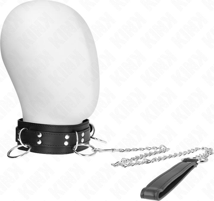 Kink 3-RING SLAVERY NECKLACE WITH RIBBON 80 CM 53 X 5 CM