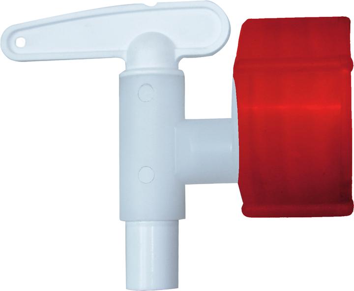 Produktbild Graf Auslaufhahn Kunststoff weiss 34 mm NW 10