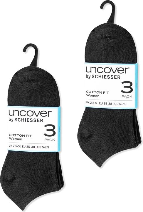 Actual product image Schiesser Uncover sneaker socks (pack of 6, 35 - 38)