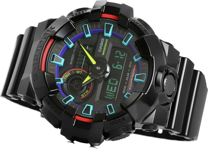 Immagine prodotto Casio GA-700RGB-1AER (Cronografo, Orologio digitale, 53 mm)