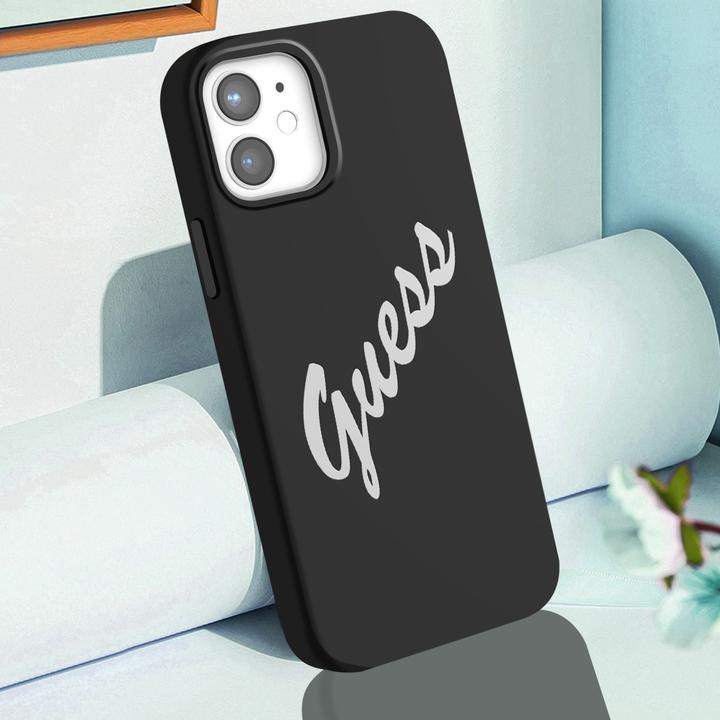 Image du produit Guess Couverture rigide Silicone Vintage (Apple iPhone 12 Pro)