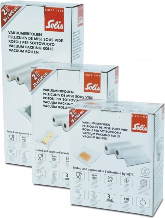 Produktbild Solis Vakuumierfolien 15 x 600 cm (2 Rollen) (2 x)