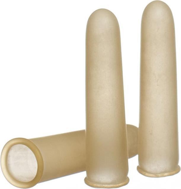 Produktbild Sanor Fingerling Latex Grösse 1 gepudert leicht (0.07 m)